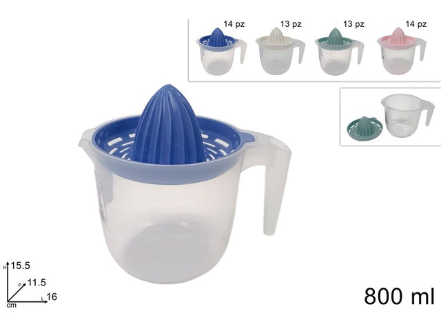 Λεμονοστίφτης Πλαστικός με Δοχείο Δοσομετρητή 800ml