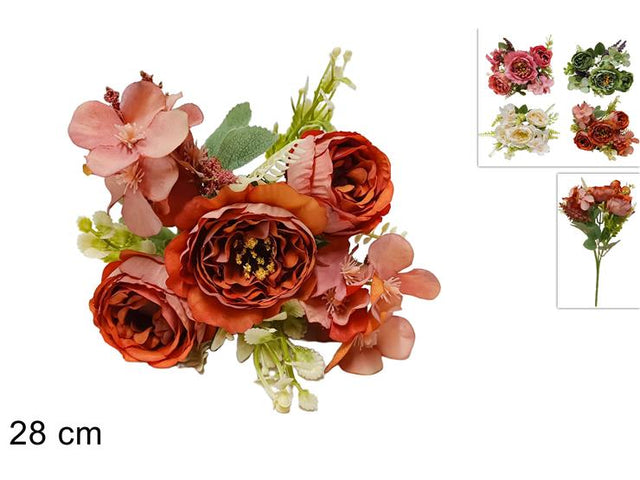 Μπουκέτο από Τεχνητά Φυτά 28cm
