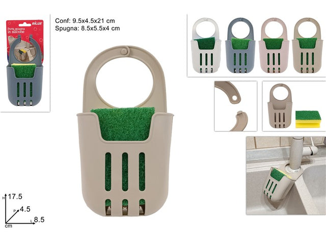 Θήκη Σιλικόνης με Σφουγγάρι Κουζίνας 17.5x8.5cm