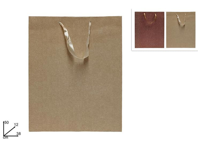 Σακούλα Δώρου Χάρτινη 50x38x12cm σε 2 Χρώματα