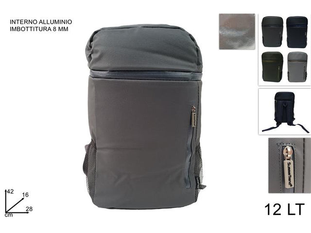 Ισοθερμικό Ψυγείο Σακίδιο Πλάτης 12lt με Επένδυση Αλουμινίου 42x28cm