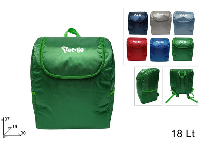 Ισοθερμικό Ψυγείο Σακίδιο Πλάτης 18lt με Επένδυση Αλουμινίου 37x30cm