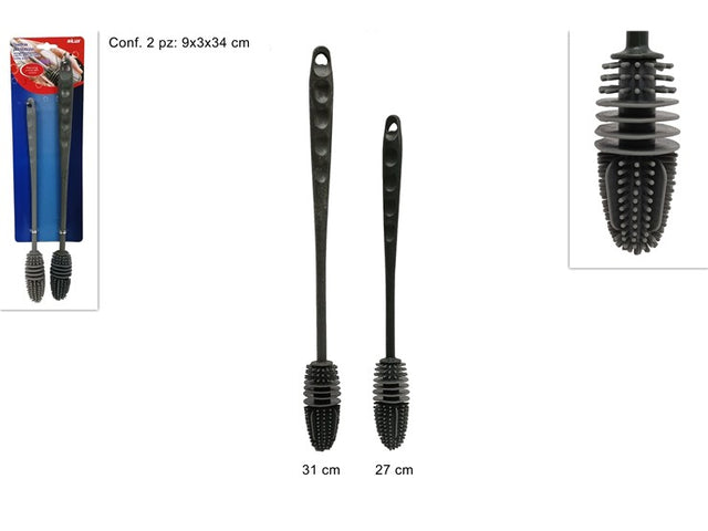 Βουρτσάκι Σιλικόνης Σετ 2/τεμ 27-31cm
