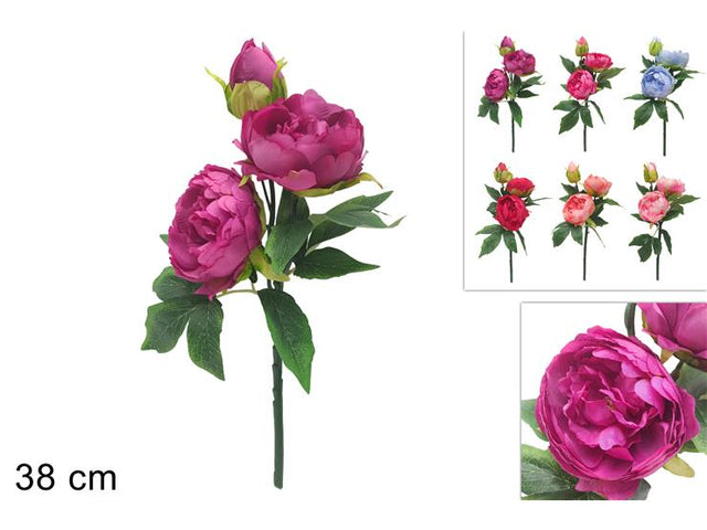Κλαδί Τεχνητό PEONIA Y38cm