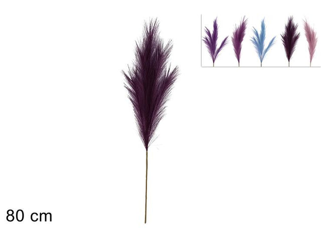 Κλαδί Pampas Grass Τεχνητό 80cm Διάφορα Χρώματα