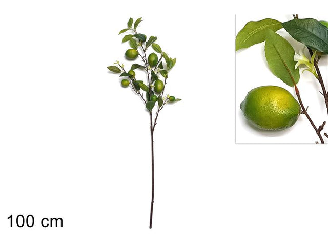 Κλαδί Τεχνητό με 9 Λεμόνια 100cm