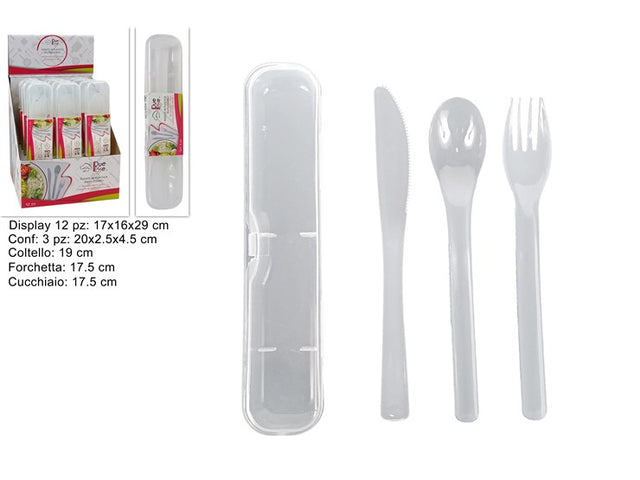 Σετ Μαχαιροπήρουνα 3Τεμ. πλαστικά