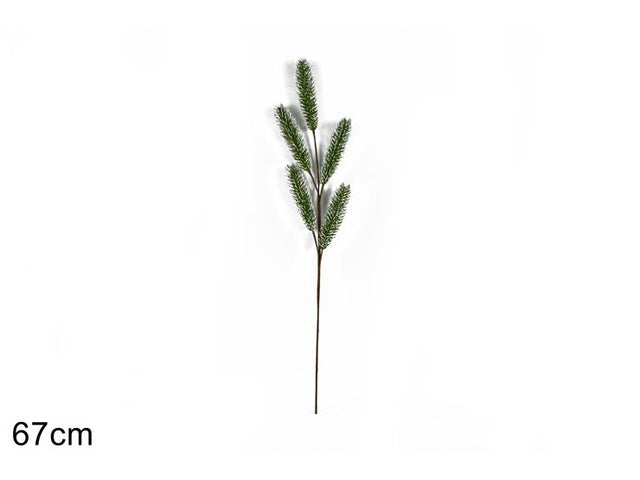 Κλαδί Χριστουγεννιάτικο Plastic Πράσινο 67cm