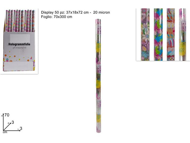 Ρολό Μεμβράνη Πασχαλινό Σχέδιο 70x300cm