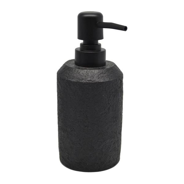 Dispenser Αντλία Κρεμοσάπουνου Πέτρινο Μαύρο Χρώμα 812851 (7x7x16,5)