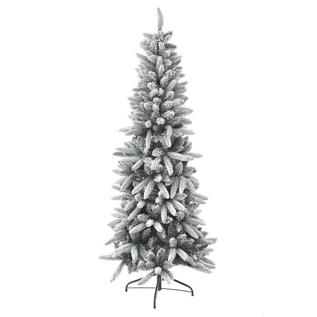 Δέντρο Χριστουγεννιάτικο Slim Χιονισμένο 180cm Art.422341 General Trade