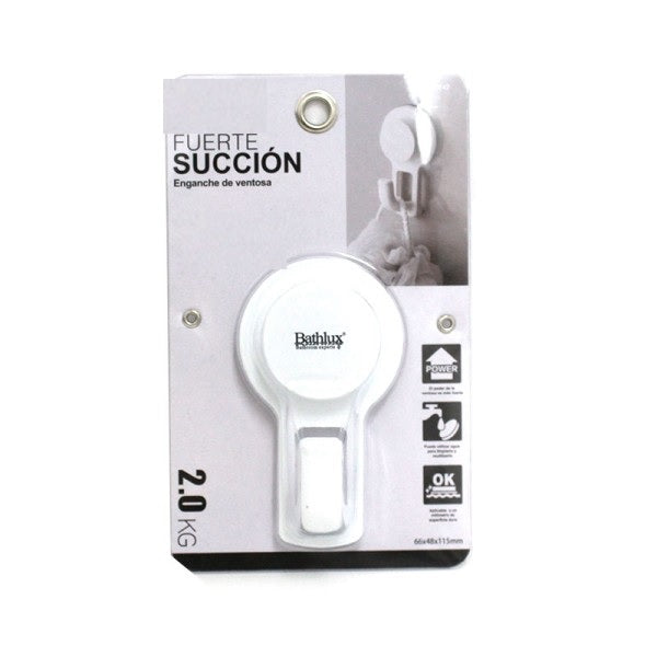 Γάντζος Μπάνιου Λευκός Κράτημα με Βεντούζα εώς 2kg