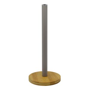 Μεταλλική Taupe Βάση Χαρτιού Με Μπαμπού 846818 (15x15x34)