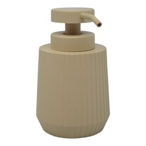 Πολυεστερική Σαπουνοθήκη Αντλία Μπεζ 850457 (9x9x14,3)