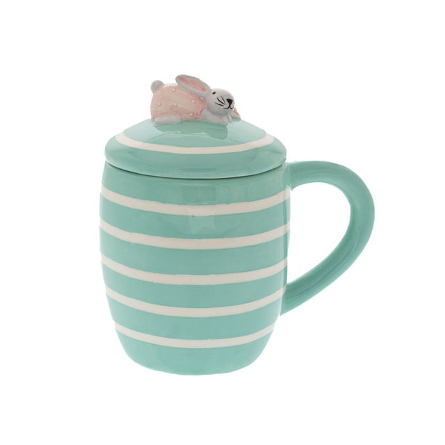 Κεραμική Βεραμάν Κούπα Με Καπάκι 15x10x15cm