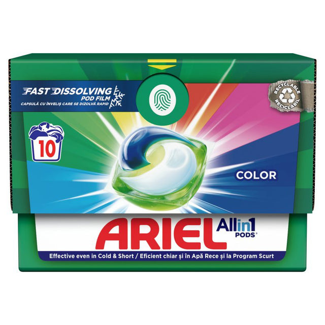 Ariel Κάψουλες 10τεμ All In One Pods Απορρυπαντικό Πλυντηρίου Ρούχων