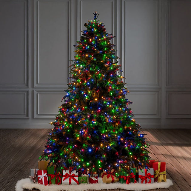 Δέντρο Χριστουγεννιάτικο PRE LIT FRANKLIN FIR 300cm με 3100 RGB LED Λευκά & Πολύχρωμα Λαμπάκια