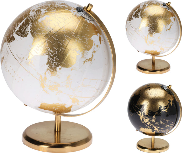 Υδρόγειος Σφαίρα GLOBE σε Βάση 8INCH 2 Χρώματα