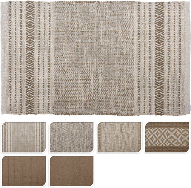 Χαλί Διάδρομος 50x80cm Μπέζ 6 Σχέδια