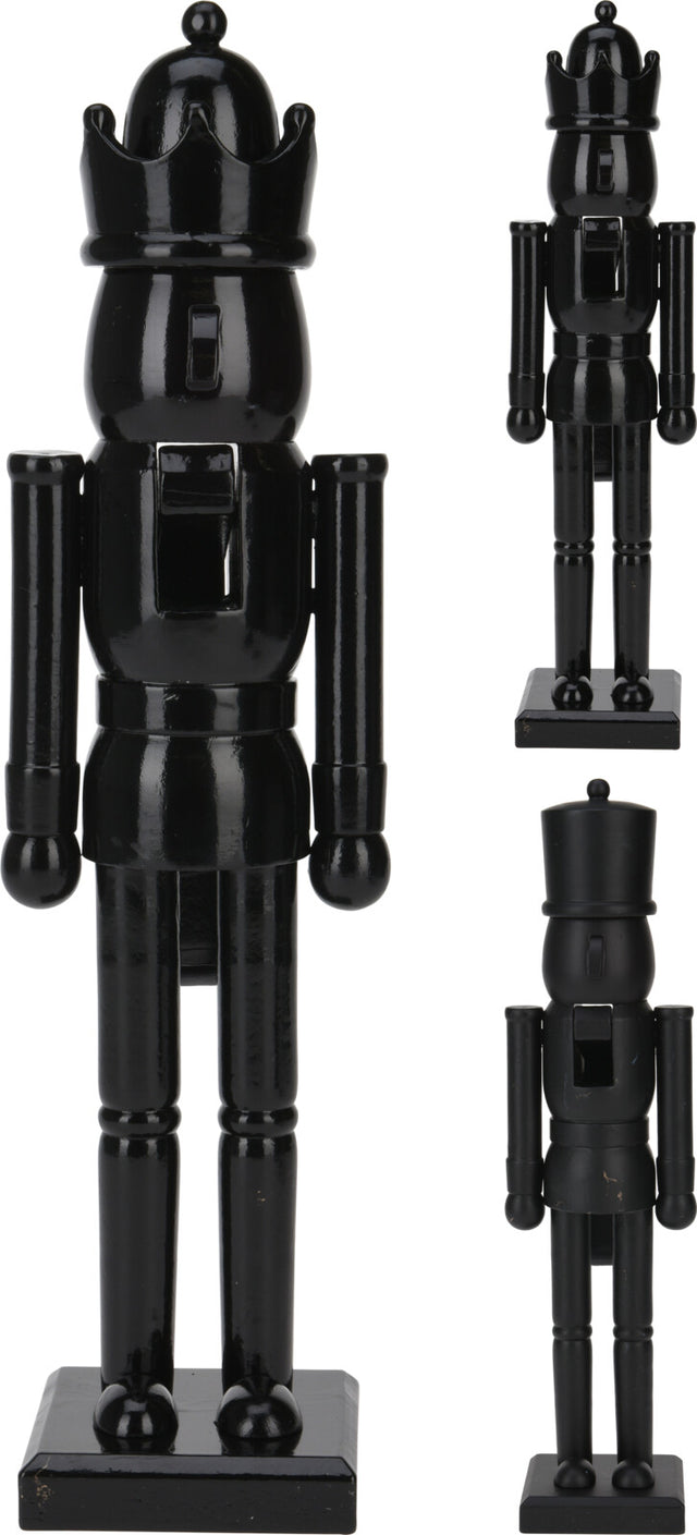 Καρυοθραύστης Ξύλινος Μαύρος 38cm