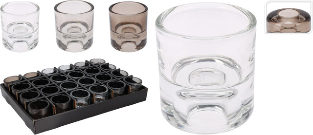 Κηροπήγιο Γυάλινο 5x6cm