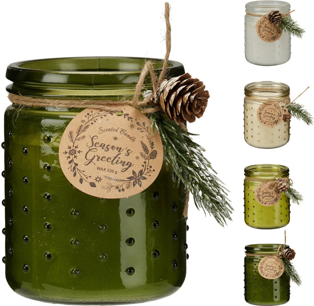 Κερί Διακοσμητικό σε Γυάλινο Βάζο 500gr