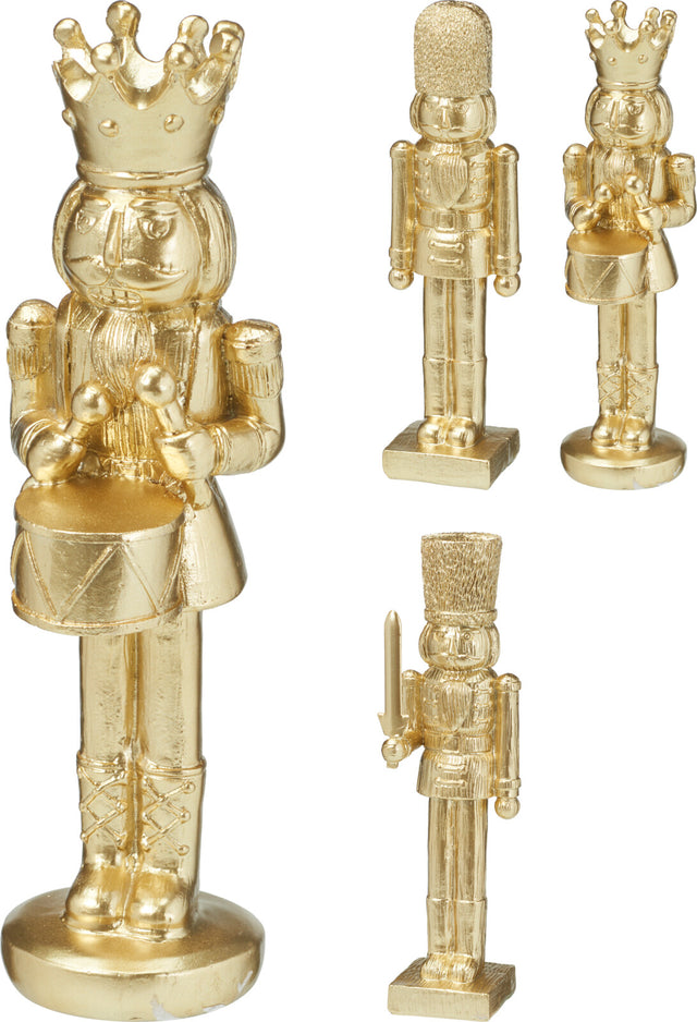 Καρυοθραύστης Πολυζερίν Χρυσός 20cm