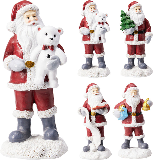 Άγιος Βασίλης Φιγούρα Πολυζερίν 13cm