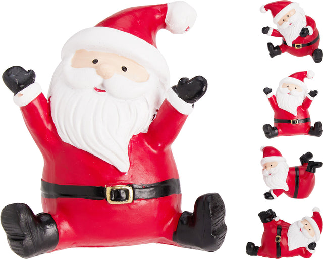 Άγιος Βασίλης Διακοσμητική Φιγούρα Πολυζερίν 6X4X6cm