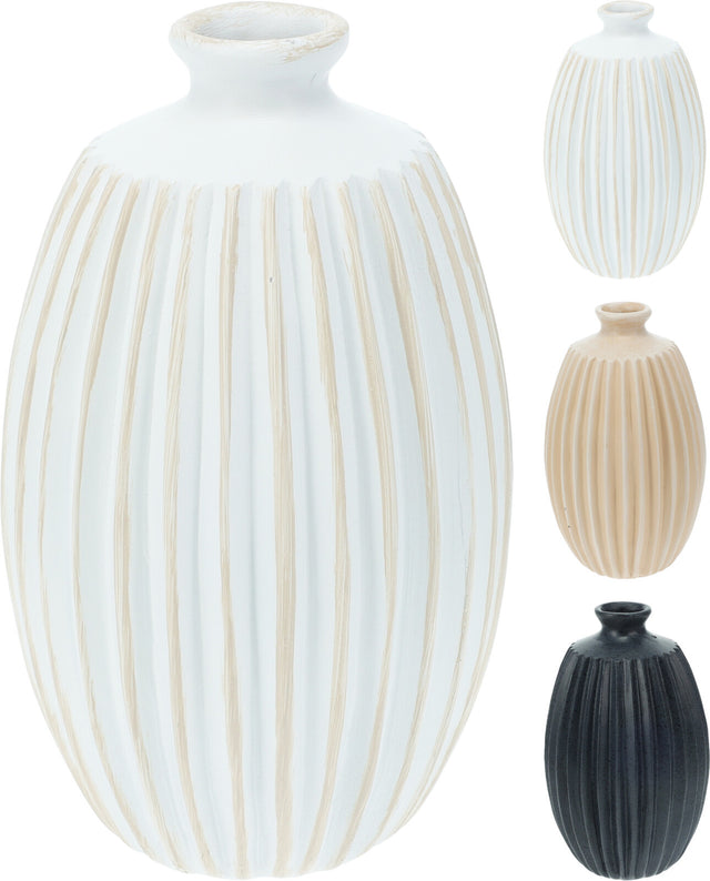 Βάζο Διακοσμητικό Κεραμικό 20cm σε 3 Χρώματα