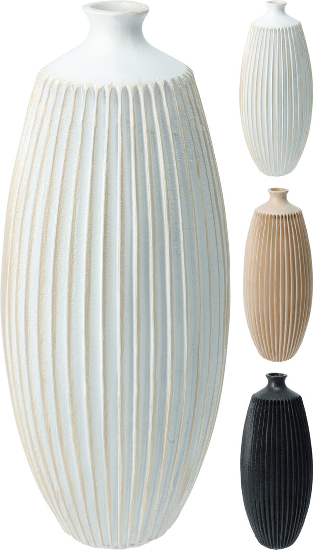 Βάζο Διακοσμητικό Κεραμικό 31cm σε 3 Χρώματα