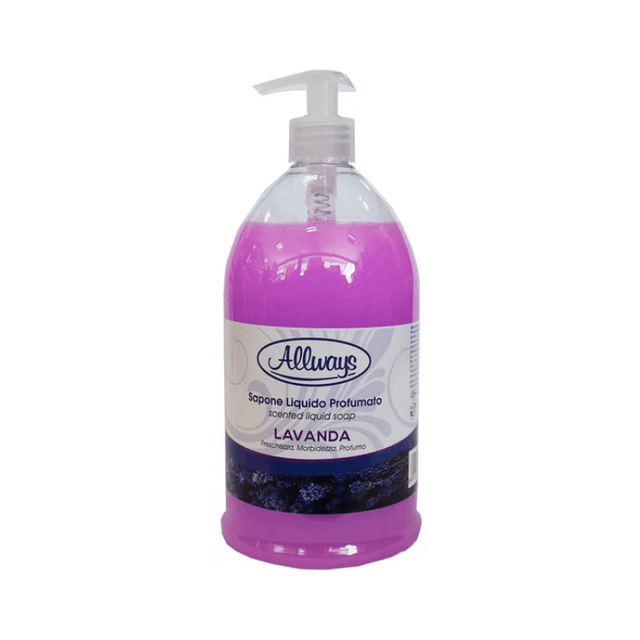 Allways Κρεμοσάπουνο Αντλία 1000ml Lavanda