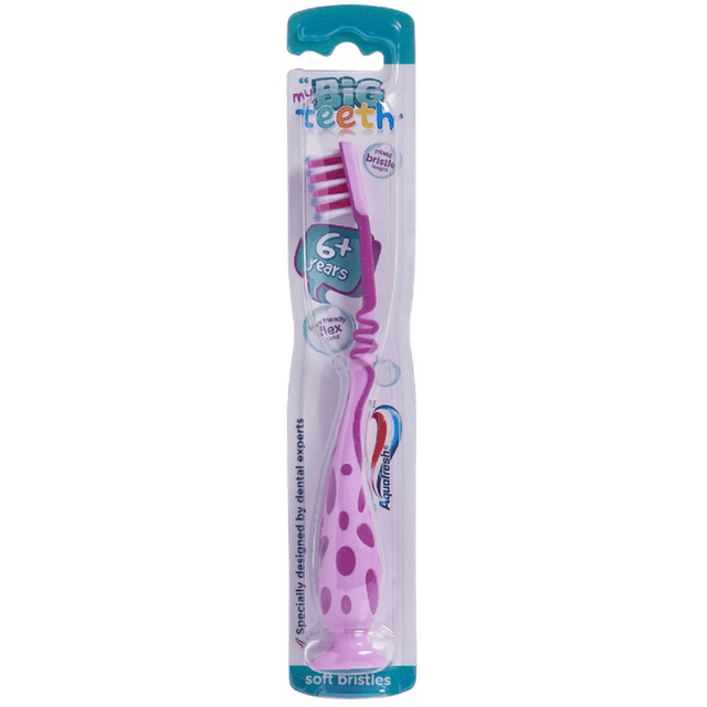 Παιδική Οδοντόβουρτσα Aquafresh Junior Flex 6+ Μαλακή Χρώμα Μαύρο