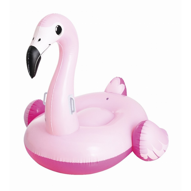 Bestway Φουσκωτό Στρώμα Θαλάσσης Ride On Φλαμίνγκο Χρώμα Ροζ 145x121cm (41099) TNS