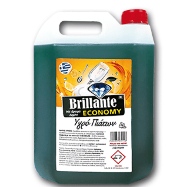 Biarom – Brillante Υγρό Πιάτων 4lt με Άρωμα Λεμόνι