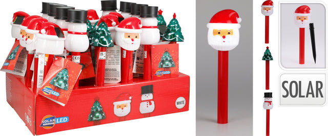 Ηλιακό Φανάρι Κήπου Χριστουγεννιάτικο με 3 Φιγούρες