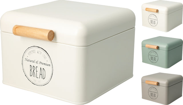 Ψωμιέρα Μεταλλική 22x20xH14cm σε 3 Χρώματα