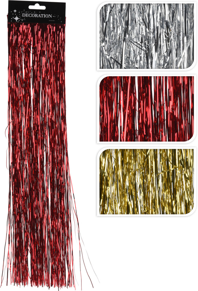 Κουρτίνα Διακόσμησης Party Μεταλλική 40x50cm 3 Χρώματα