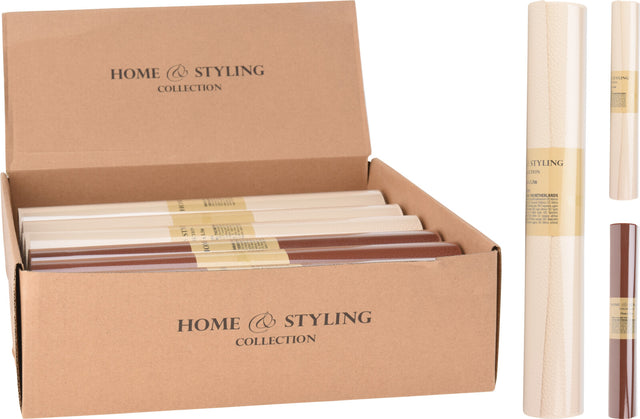 Runner Τραβέρσα Δερματίνη 33x150cm σε 2 Χρώματα