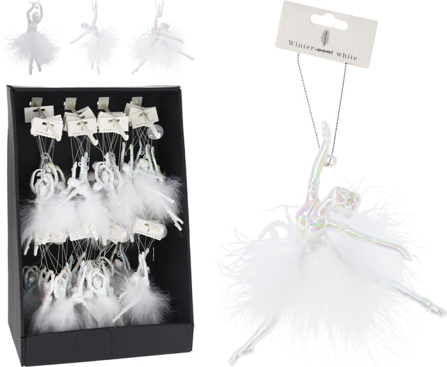 Κρεμαστό Στολίδι Μπαλαρίνα 10x15cm Plexiglass