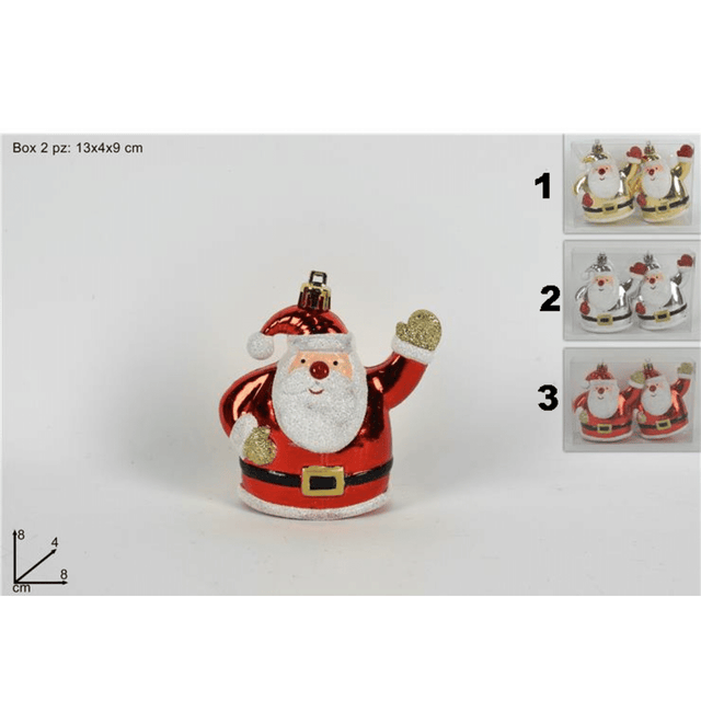 Άγιος Βασίλης Διακοσμητικός Κεραμικό 8x4x8cm ART.HV8002 Welkhome