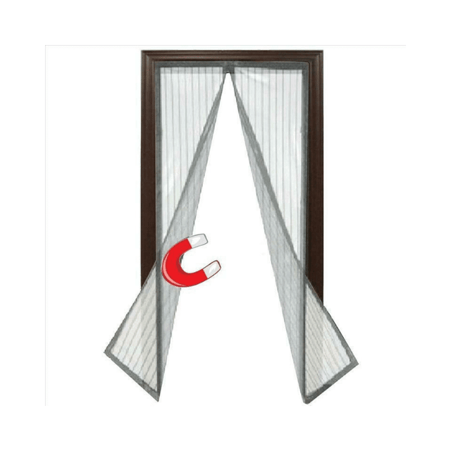 Έξυπνη Σίτα Παραθύρου Μαγνητική 120x100cm Μαύρη Αυτοκόλλητη Sidirela E-3454