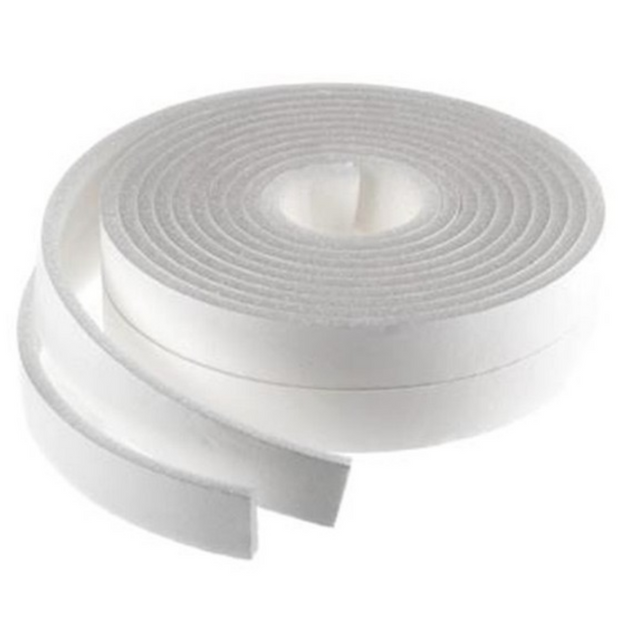 Αεροστόπ Αυτοκόλλητο για παράθυρα και πόρτες αφρώδες 25mm X 8m Χρώμα Λευκό VC036 Viosarp