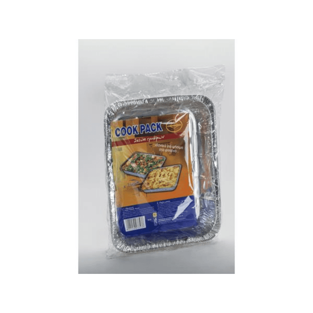 Αλουμινίου Σκεύη Σετ 3 Τμχ R31g 32,2x26,2x5cm Ορθογώνιο (ΘΑΛΑΣΣΙΝΟΣ)