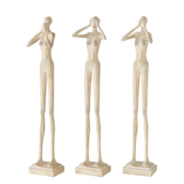 Ανθρώπινη Φιγούρα Διακοσμητική 1Τεμ Πολυρεζίν σε 3 Σχέδια 61cm Boltze