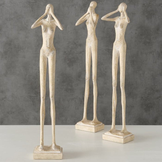 Ανθρώπινη Φιγούρα Διακοσμητική 1Τεμ Πολυρεζίν σε 3 Σχέδια 61cm Boltze