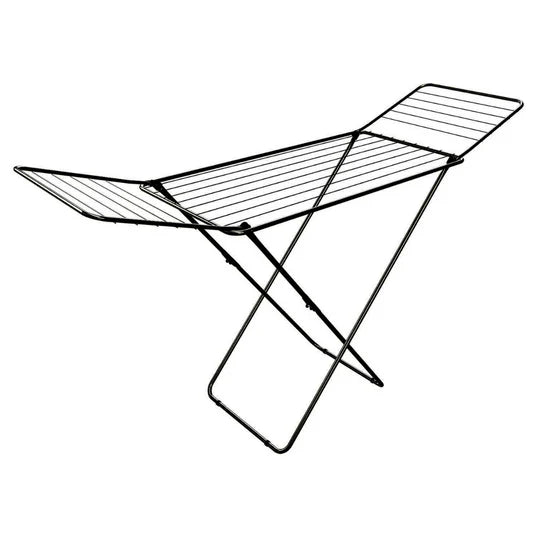 Απλώστρα Δαπέδου Αναδιπλώμενη Μεταλλική 18m Μαύρη TnS 04-800-0006