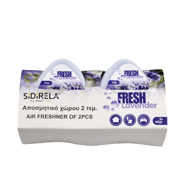 Αποσμητικό Χώρου 2τμχ. x 60gr Αρωματικό Χώρου Sidirela E-2366