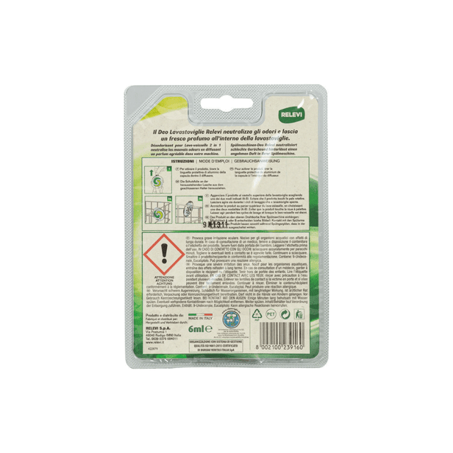 Αρωματικό Πλυντηρίου Πιάτων Reveli Deo 6ml (60Μεζ)