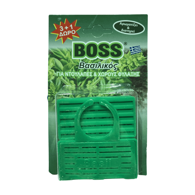 Σκοροαπωθητικό Ρούχων Βασιλικός 4τμχ Boss